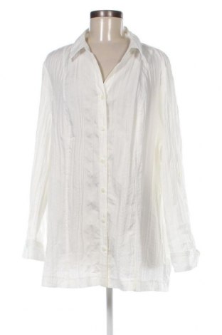 Γυναικείο πουκάμισο Yessica, Μέγεθος 4XL, Χρώμα Λευκό, Τιμή 8,50 €