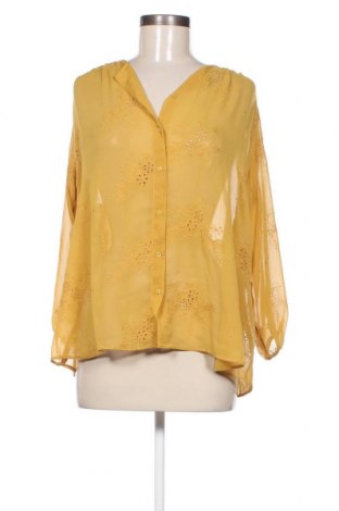 Γυναικείο πουκάμισο Zara, Μέγεθος XS, Χρώμα Κίτρινο, Τιμή 6,68 €