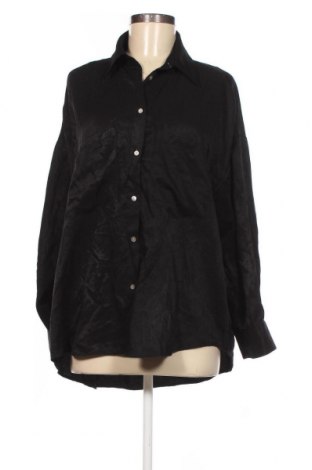 Γυναικείο πουκάμισο Zara, Μέγεθος L, Χρώμα Μαύρο, Τιμή 8,35 €