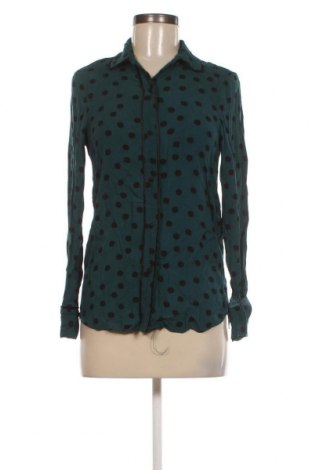 Дамска риза Zara, Размер XS, Цвят Зелен, Цена 9,45 лв.