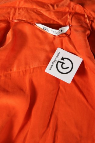 Дамска риза Zara, Размер M, Цвят Оранжев, Цена 14,58 лв.