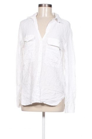 Γυναικείο πουκάμισο Zara, Μέγεθος L, Χρώμα Λευκό, Τιμή 10,02 €