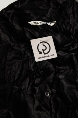 Γυναικείο πουκάμισο Zara, Μέγεθος XS, Χρώμα Μαύρο, Τιμή 7,52 €