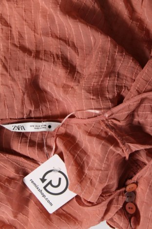 Дамска риза Zara, Размер S, Цвят Оранжев, Цена 27,00 лв.