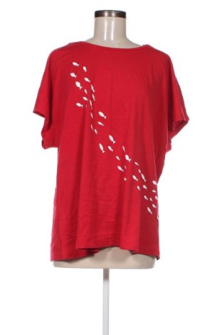 Damen T-Shirt, Größe XXL, Farbe Rot, Preis 9,05 €