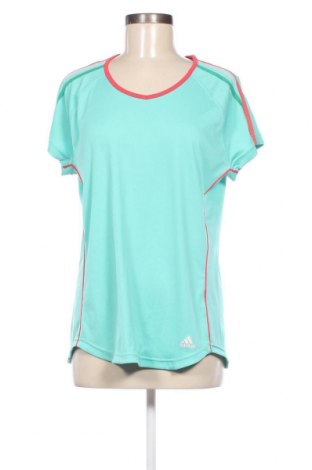 Γυναικείο t-shirt Adidas, Μέγεθος XL, Χρώμα Μπλέ, Τιμή 16,70 €