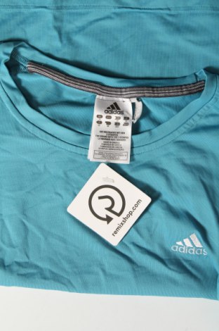 Дамска тениска Adidas, Размер M, Цвят Син, Цена 24,30 лв.