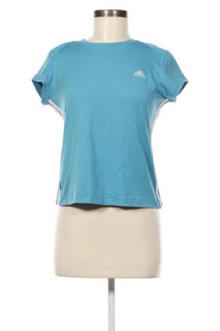 Damen T-Shirt Adidas, Größe M, Farbe Blau, Preis 17,85 €