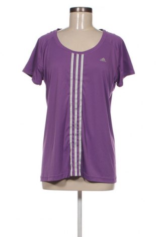 Damen T-Shirt Adidas, Größe XL, Farbe Lila, Preis € 18,79