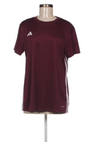 Γυναικείο t-shirt Adidas, Μέγεθος XL, Χρώμα Καφέ, Τιμή 15,87 €