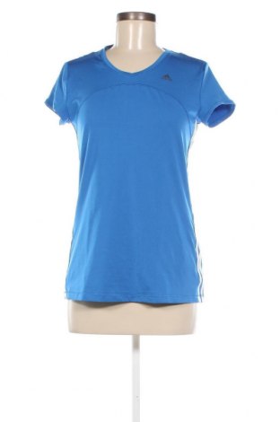 Γυναικείο t-shirt Adidas, Μέγεθος M, Χρώμα Μπλέ, Τιμή 15,87 €