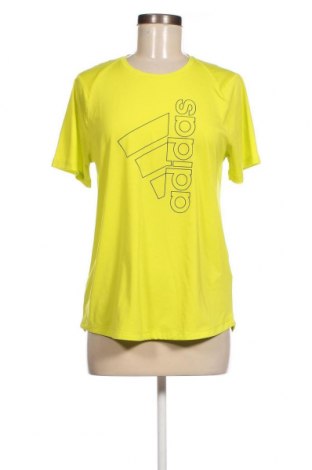 Дамска тениска Adidas, Размер M, Цвят Жълт, Цена 27,05 лв.