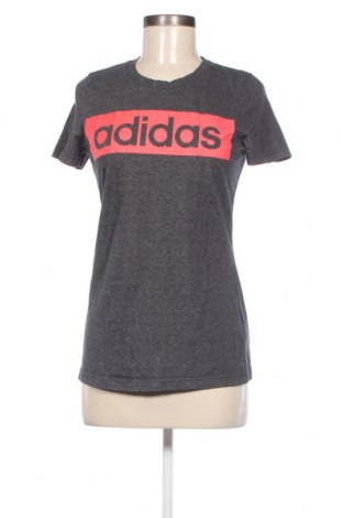 Γυναικείο t-shirt Adidas, Μέγεθος M, Χρώμα Γκρί, Τιμή 15,87 €