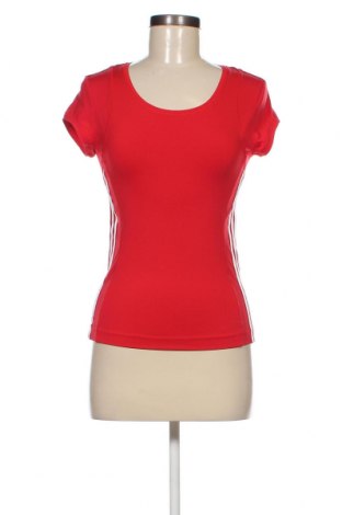 Γυναικείο t-shirt Adidas, Μέγεθος S, Χρώμα Κόκκινο, Τιμή 9,19 €