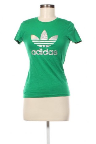 Дамска тениска Adidas Originals, Размер S, Цвят Зелен, Цена 27,00 лв.