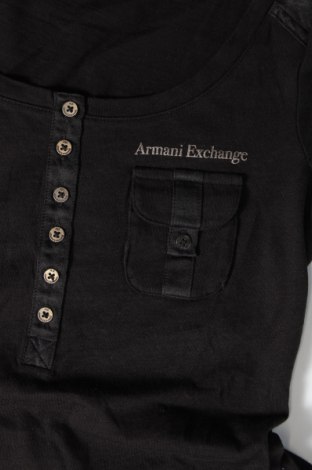 Дамска тениска Armani Exchange, Размер M, Цвят Черен, Цена 72,00 лв.