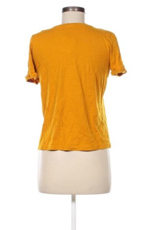 Tricou de femei Bershka, Mărime M, Culoare Galben, Preț 27,79 Lei