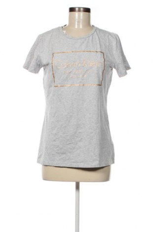 Damen T-Shirt Calvin Klein, Größe L, Farbe Grau, Preis € 22,48