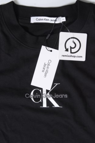 Γυναικείο t-shirt Calvin Klein Jeans, Μέγεθος XXL, Χρώμα Μαύρο, Τιμή 39,69 €