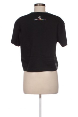 Damen T-Shirt Calvin Klein Jeans, Größe M, Farbe Schwarz, Preis € 39,69