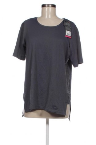 Γυναικείο t-shirt Carite Sport, Μέγεθος L, Χρώμα Γκρί, Τιμή 12,99 €