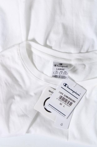 Γυναικείο t-shirt Champion, Μέγεθος XL, Χρώμα Λευκό, Τιμή 18,56 €