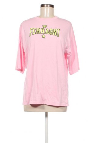 Damski T-shirt Chiara Ferragni, Rozmiar XS, Kolor Różowy, Cena 191,91 zł