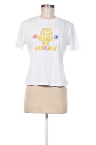 Γυναικείο t-shirt Chiara Ferragni, Μέγεθος M, Χρώμα Λευκό, Τιμή 10,76 €