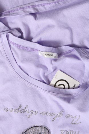 Damen T-Shirt Cosmoda, Größe L, Farbe Lila, Preis 12,63 €