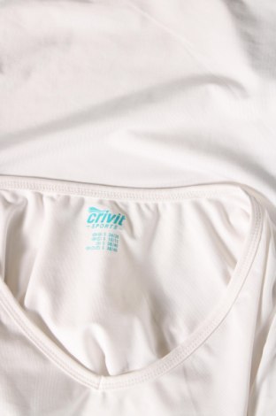 Damen T-Shirt Crivit, Größe S, Farbe Weiß, Preis 4,53 €