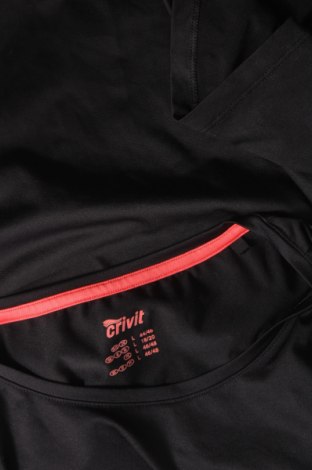 Дамска тениска Crivit, Размер XL, Цвят Черен, Цена 12,35 лв.