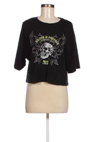Damen T-Shirt Cropp, Größe S, Farbe Schwarz, Preis € 6,15