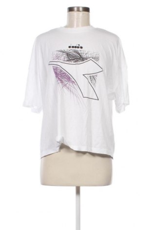 Damen T-Shirt Diadora, Größe M, Farbe Weiß, Preis € 31,96