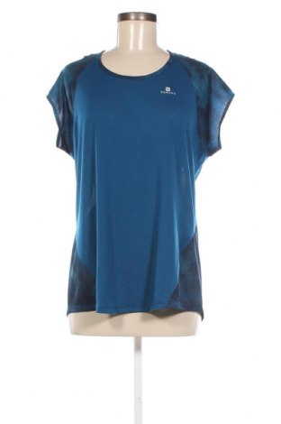 Damen T-Shirt Domyos, Größe L, Farbe Blau, Preis 8,60 €