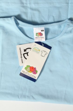 Γυναικείο t-shirt Fruit Of The Loom, Μέγεθος XS, Χρώμα Μπλέ, Τιμή 7,14 €