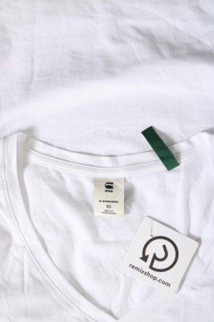 Damen T-Shirt G-Star Raw, Größe XS, Farbe Weiß, Preis 15,51 €