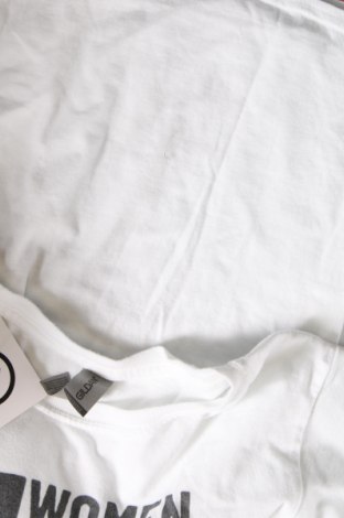 Γυναικείο t-shirt Gildan, Μέγεθος M, Χρώμα Λευκό, Τιμή 3,99 €