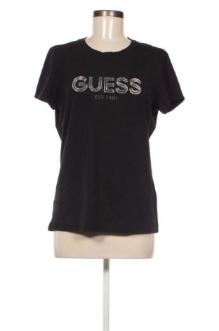 Damen T-Shirt Guess, Größe L, Farbe Schwarz, Preis 33,40 €