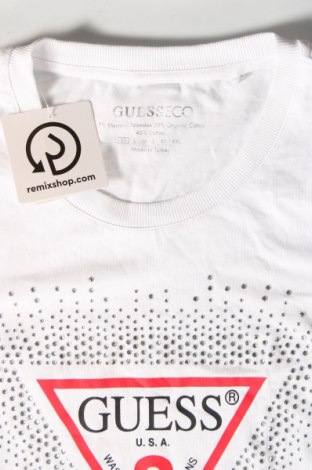 Γυναικείο t-shirt Guess, Μέγεθος XS, Χρώμα Λευκό, Τιμή 24,12 €