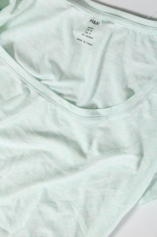 Γυναικείο t-shirt H&M, Μέγεθος S, Χρώμα Πράσινο, Τιμή 4,02 €