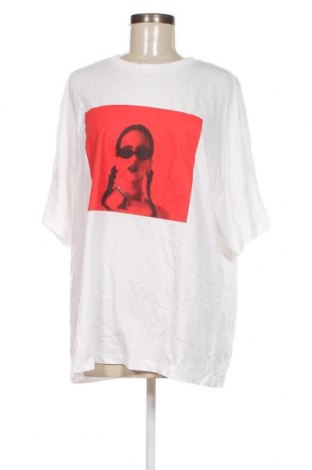 Γυναικείο t-shirt H&M Divided, Μέγεθος M, Χρώμα Λευκό, Τιμή 4,01 €
