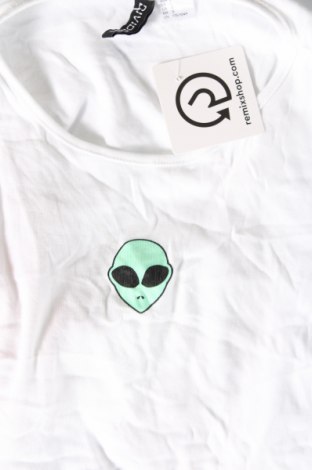 Γυναικείο t-shirt H&M Divided, Μέγεθος L, Χρώμα Λευκό, Τιμή 7,64 €