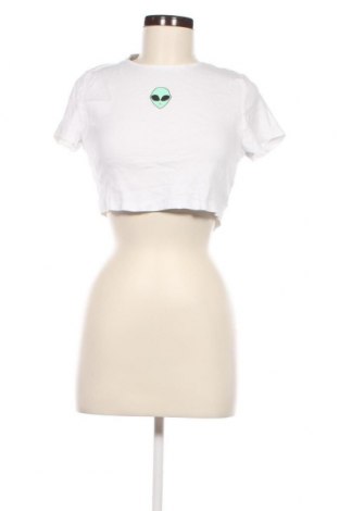 Γυναικείο t-shirt H&M Divided, Μέγεθος L, Χρώμα Λευκό, Τιμή 7,64 €