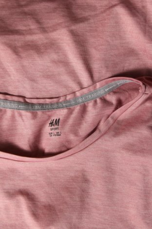 Dámske tričko H&M Sport, Veľkosť L, Farba Popolavo ružová, Cena  7,00 €