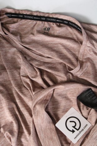 Damen T-Shirt H&M Sport, Größe L, Farbe Beige, Preis 8,60 €