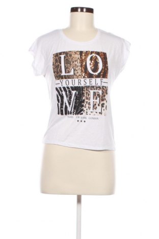 Γυναικείο t-shirt Haily`s, Μέγεθος S, Χρώμα Λευκό, Τιμή 5,94 €