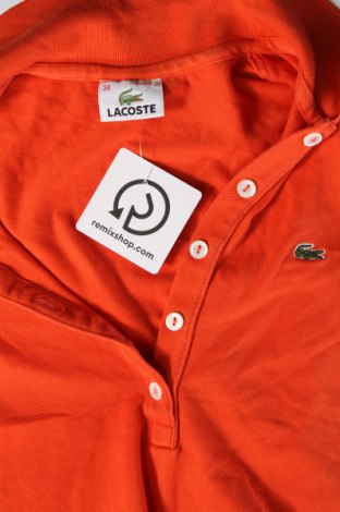 Дамска тениска Lacoste, Размер XS, Цвят Оранжев, Цена 34,00 лв.