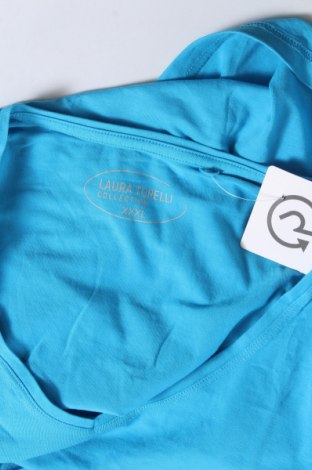 Damen T-Shirt Laura Torelli, Größe 3XL, Farbe Blau, Preis 9,05 €