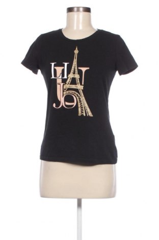 Γυναικείο t-shirt Liu Jo, Μέγεθος S, Χρώμα Μαύρο, Τιμή 33,17 €