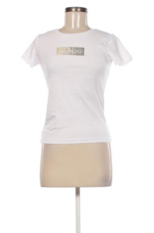 Γυναικείο t-shirt Mango, Μέγεθος S, Χρώμα Λευκό, Τιμή 8,00 €